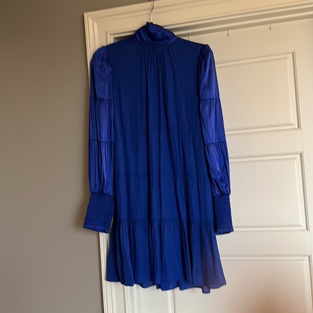 Alice and Olivia Karena Bow Back Tiered Dress - Picture 3 of 8